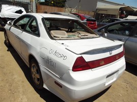 2001 ACCORD 2DR EX WHITE 2.3 AT A19011